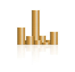 Golden coins