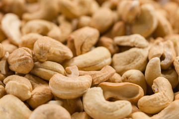roasted cashew background