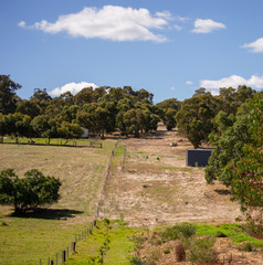 Perth landscape surroundings going to the hills