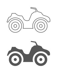 atv quad bike icon