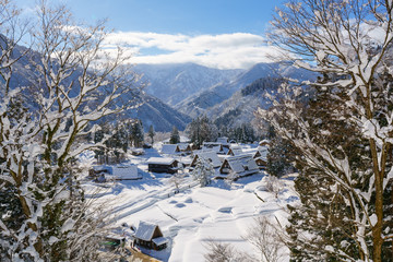 冬の五箇山　相倉集落 Gokayama