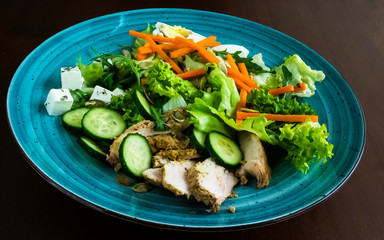 Salad with chicken