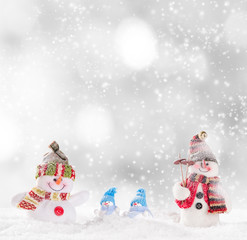 Christmas decoration with blurred background