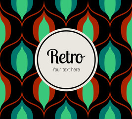 Seamless retro pattern
