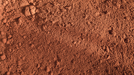 Roasted minced coffee as background