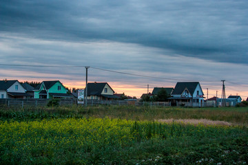 Fototapeta na wymiar village in ukraine