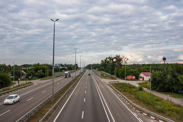 Fototapeta premium traffic on the highway