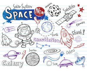Space doodles collection
