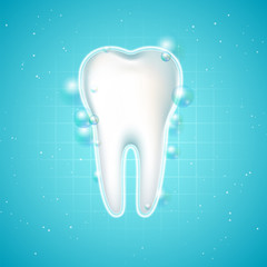 Dental care Tooth Icon. Graphic concept for your design