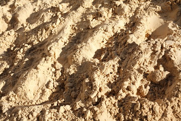 Sand, Braune Sandfläche