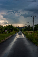 Fototapeta premium road in the countryside