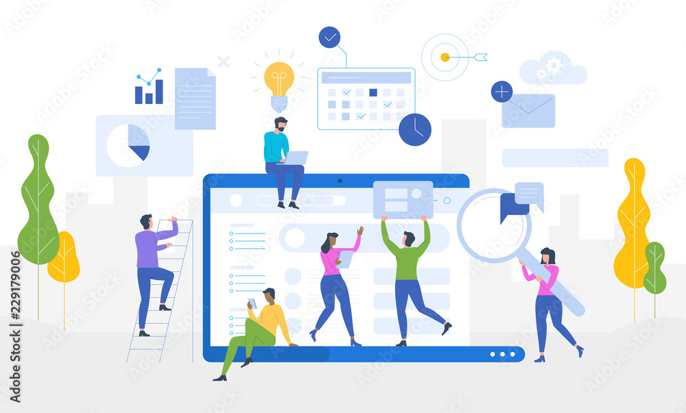 Aufkleber data analysis website analytics information tools concept