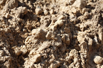 Sand, Braune Sandfläche