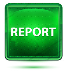 Report Neon Light Green Square Button