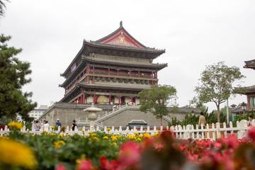 The Xi'An Bell Tower in China