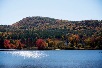 Obraz premium White Church in NH