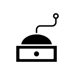 Coffee maker simple flat style vector icon