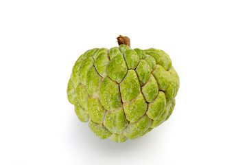 Custard apple isolated on white background 