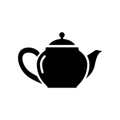 Teapot symbol simple flat style vector icon