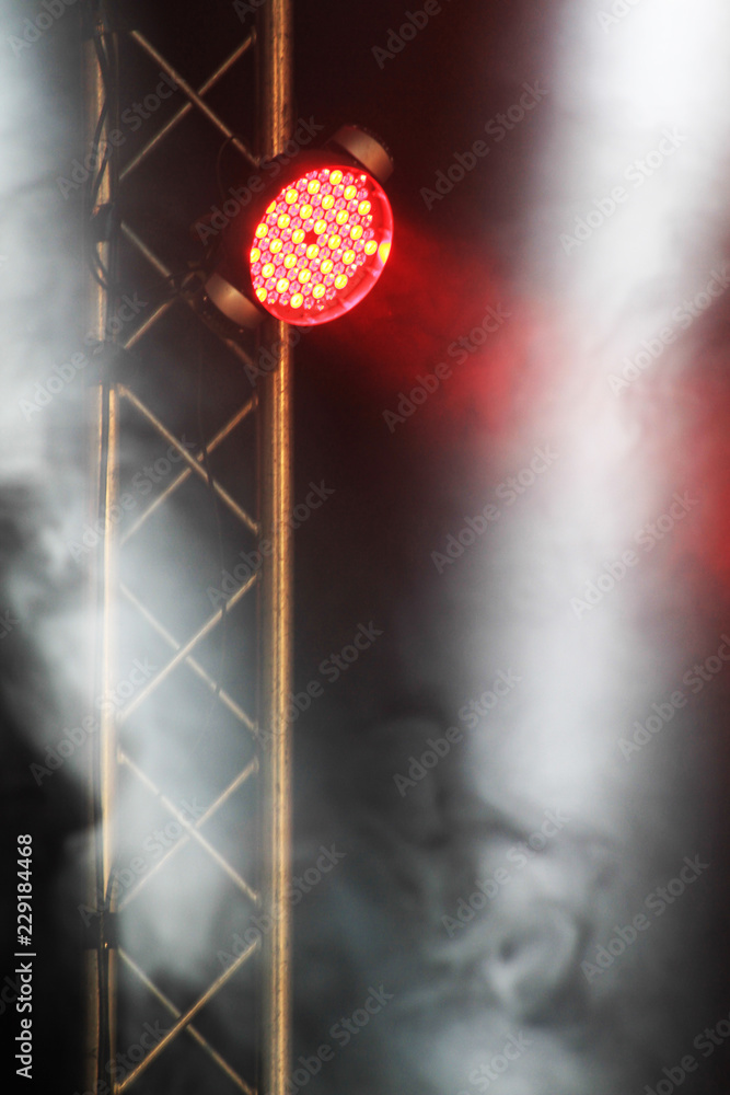 Canvas Prints red light in the fog