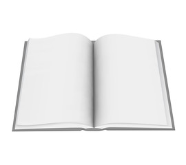 Vector mockup open book, template for design