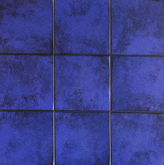 blue ceramic mosaic classic tile