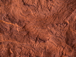 Abstract: closeup texture of rich orange rock in Canyonlands NP, Utah