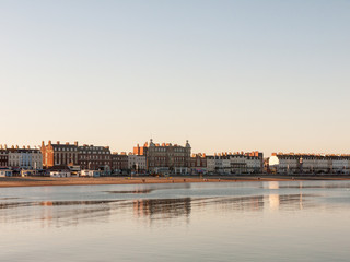 weymouth dorset sea coast sky blue beach sunset nature landscape