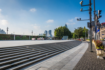 Outdoor stair step in shanghai,china