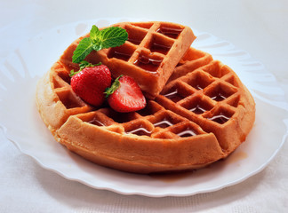 Вафли печеные Baked waffles
