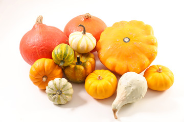 assorted various pumpkin