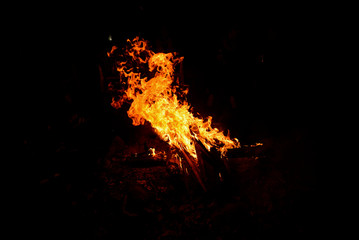 Burning fire, flame. Burning fire, flame.