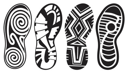 footprint  vector
