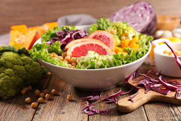 vegan mixed salad