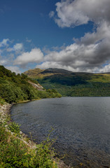 View of a beautiful Scottish lake