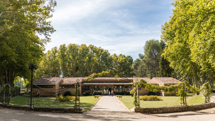 Fototapeta premium Garden of the prince in Aranjuez in the vicinity of the royal palace.