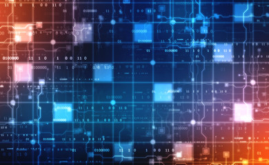 Digital Abstract technology background, Binary Background, futuristic background, cyberspace Concept
