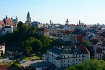 Daytime view of Lublin, Poland, old-town