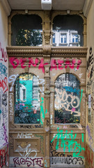 Fototapeta na wymiar Door Grafitti