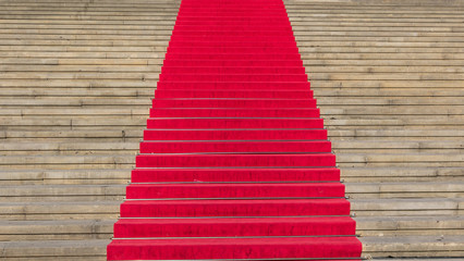 Red Carpet stairs