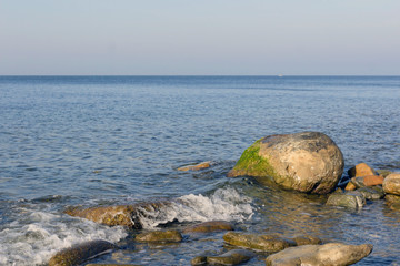 rocks and sea