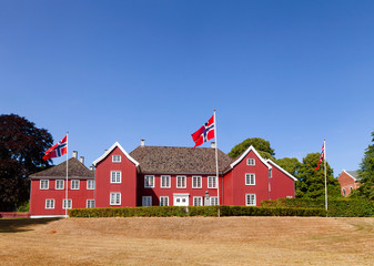 Baroque Herregarden Manor House Larvik Vestfold Norway Scandinavia