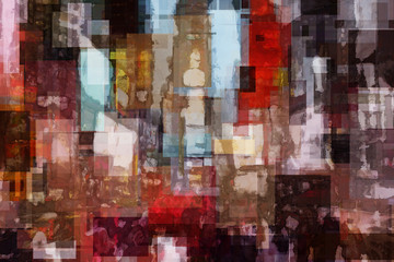 Abstract Times Square