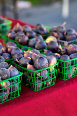 Organic Figs in a Farmer's Market