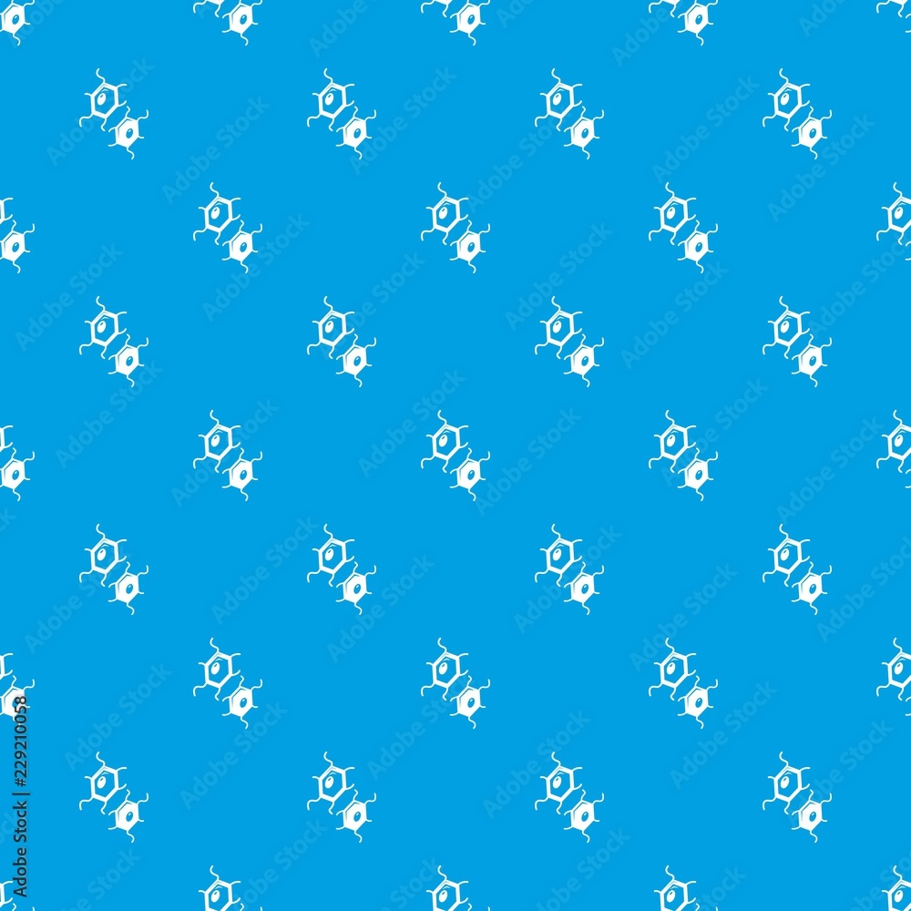 Poster bird flu virus pattern vector seamless blue repeat for any use