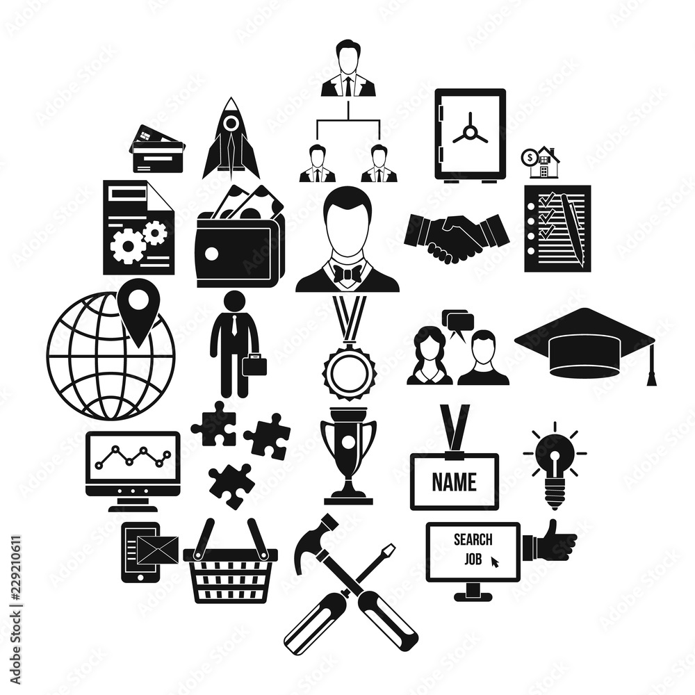 Poster exchequer icons set. simple set of 25 exchequer vector icons for web isolated on white background