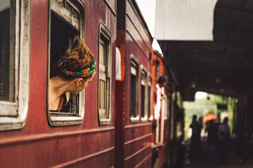 Train femme Sri Lanka Voyage Kandy ELLA Haputale