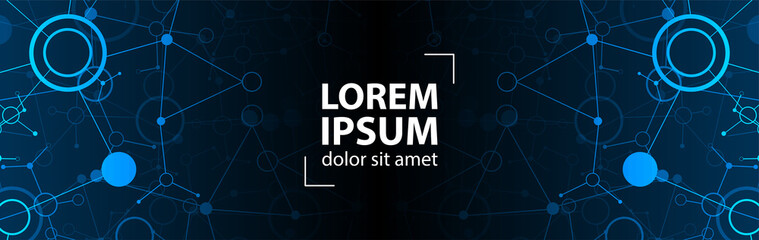 Network color technology communication background