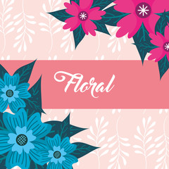 tropical natural flowers