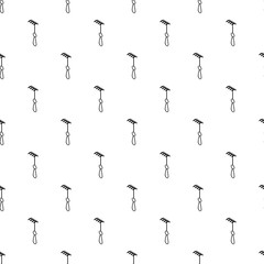 Medical sharp hook pattern vector seamless repeating for any web design